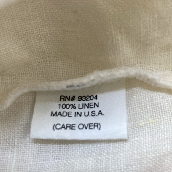 Vintage Rosetta Millington Girls Natural Linen Maxi Dress 4T 90's Y2K - Picture 8 of 9